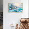 DIY Winter Scene Painting By Numbers Frameless Hand Painted Artwork Wall Decor