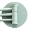 Bathroom Wall Hanging Rotatable 3 Hooks Adhesive Bracket Holder (Green) Newly