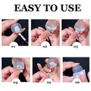 Tools Colorful Soft Stamp Silicone Nail Stamper With Cap For French Nails