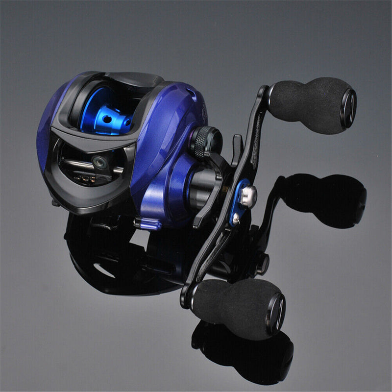 Right Hand Baitcasting Reel 17+1 High Speed Gear Ratio 7.2:1 Fishing Reel