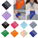 Handkerchief Printed Square Scarves Paisley Bandana Wristband Hair Band
