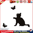 Cat Butterfly Printed PVC Waterproof Self-adhesive Removable Wall Stickers Newly