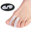 Toe Separator Silicone Hallux Valgus Corrector Hammer Toe Adjuster (L) Newly