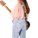 Guitar Strap Adjustable Belt with PU Leather Ends Musical Instrument Access