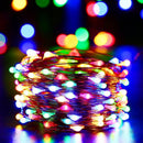 Solar String Lights Waterproof Copper Wire Fairy Lamp (Multicolor 100LED) Newly