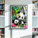 5D DIY Full Drill Diamond Painting Panda Cross Stitch Embroidery Mosaic Kit