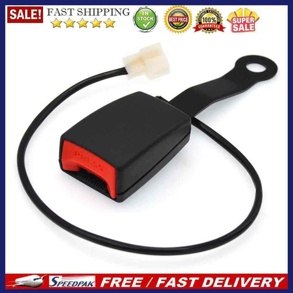 Car Seat Belt Lock Seatbelt Buckle Socket Plug Connector with Warning Cable
