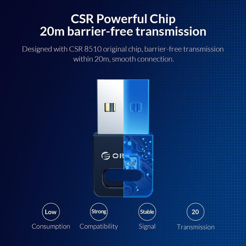 ORICO BTA-409 Bluetooth-compatible Dongle USB Adapter Wireless Mouse Receiv