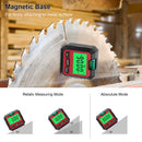 Angle Protractor 60 Degree Digital Inclinometer Level Meter (Red Black B)