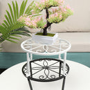 Garden Metal Bonsai Rack Flowerpot Supports Display Shelf Flower Pot Stand