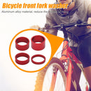 5/10/15/20mm Bike Front Fork Washer Set Bicycle Stem Headset Spacer (Red)