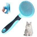 Cat Grooming Brush - Self Cleaning Slicker Brush Easily Removes Mats for Ki
