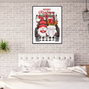 Diamond Painting 5D Full Round Drill Mosaic DIY Christmas Gnome Kit Wall Deco