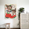 Frameless Oil Paint By Numbers Christmas Deer DIY Canvas Picture Craft Kit Newly
