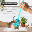 Silicone Bottle Brush Baby Pacifier Cup Nipple Cleaning Brush Vase Cleaner Newly