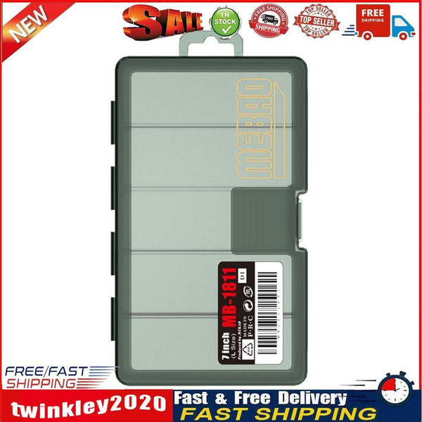 Fishing Hooks Lures Bait Storage Box Fishing Tackle Container Case (L) Newly