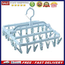 32 Clips Portable Socks Hanger Rack Multi-function Drying Storage Hangers Hol