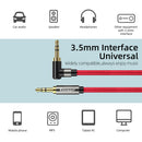 Essager 3.5mm Aux Jack Male to Male Audio Cable for Car Headphone (Red) Newly