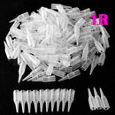 100pcs 1R Tattoo Needle Tips Makeup Eyebrow Lip Disposable Needles Caps Kit