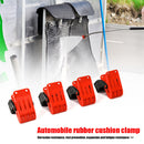 4pcs Car Floor Pad Cleaning Solution Hook Carpet Wash Clamp Yoga Mat Clip T