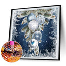 5D Diamond Painting Kit Christmas Snowball Full Round Drill Rhinestone DIY
