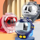 4CH 1/58 Wrist Watch Controlled 5km/h 2.4G RC Small Racing Car (Blue 08)