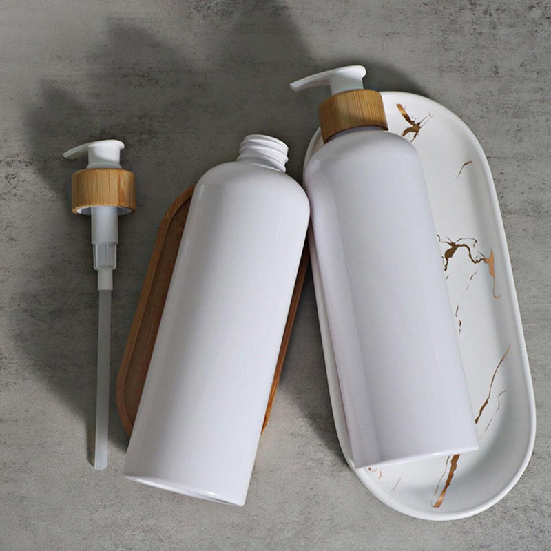 500ml Plastic Empty Pump Dispenser Bottle Shampoo Lotion Shower Gel Bottle#