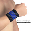 1pc Sport Wristband Elastic Fitness Bandage Anti-Sprain Protective Gear (B)