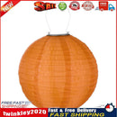 Waterproof LED Solar Cloth Chinese Lantern Festival Hanging Lamp (Orange) Newly