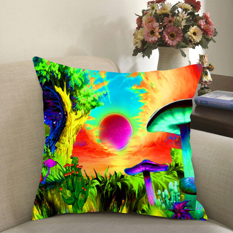 Fluorescent Pillowcase Quick-drying Bedroom Glowing Decorative Pillow Cover