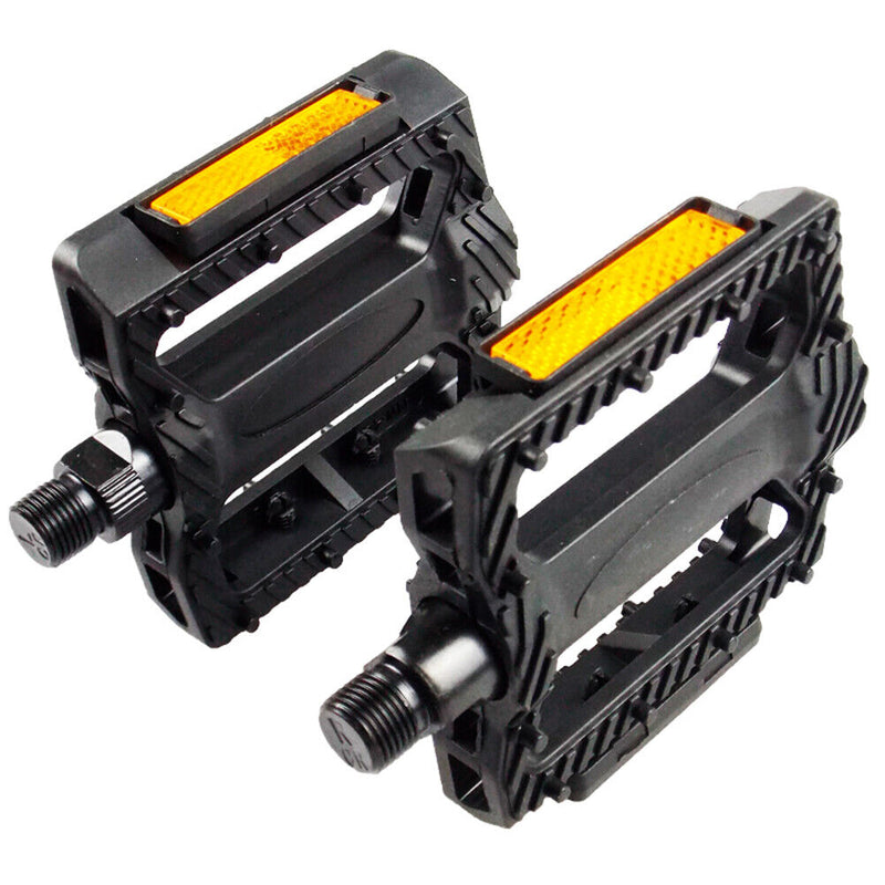 1 Pair Bicycle Paddles Non-slip Reflective Plastic MTB Road Bike Paddles Newly