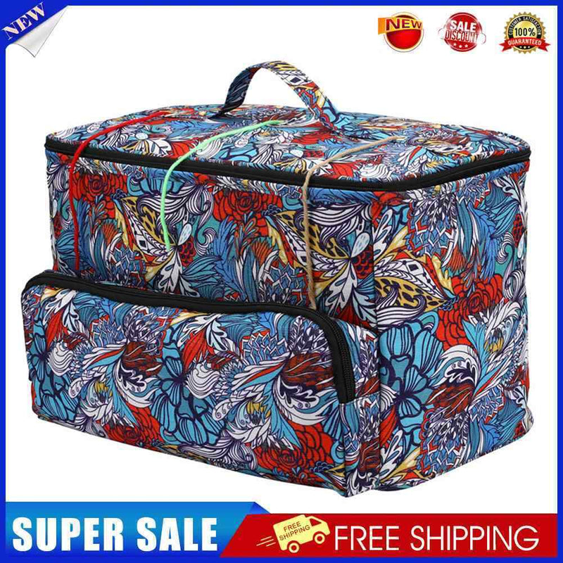 #A 600D Oxford Cloth Yarn Storage Bag Multifunctional Crochet Knitting Tote Bags