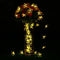 50LED 9.5m Solar Cherry Blossom String Light Decorative Lamp (Warm White) Newly