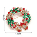 Pins Badges Brooch Snowman Christmas Pin Christmas Broches Broches Metal Chain