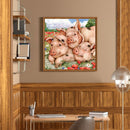 5D DIY Diamond Painting Kits Full Square Drill Cute Pig Mosaic Picture (F483)