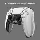 Transparent PC Cover Skin for PlayStation 5 DualSense Controller Accessorie