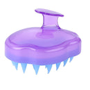 Multi-function Scalp Body Massage Brush Shampoo Shower Comb Brush (Purple) Newly