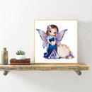 Big Eyes Girl 5D DIY Full Round Diamond Drill Painting Mosaic Canvas Handwork