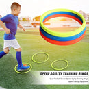 5pcs Football Soccer Speed Agility Rings Sport Training Equipment (40cm) Newly
