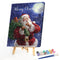 DIY Digital Picture Santa Claus Frameless Painting By Number Handicraft for Gift