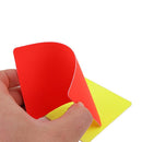 PVC Soccer Referee Red Yellow Cards Football Match Training Tool (2pcs)