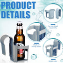 Swimming Pool Cup Holder - Durable Plastic Material Drinks & Water (Grey)