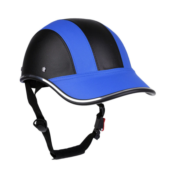 Erwachsene Fahrradhelm Männer Klettern Baseballmütze Kopfschutz Schild Schwarz