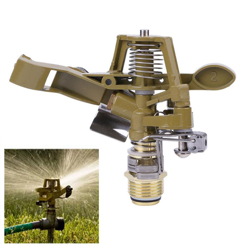 1/2 Inch Connector Copper Rotate Rocker Arm Water Sprinkler Spray Nozzle