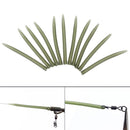 Terminal Carp Fishing Rubber Anti Wrap Pin Tail Rubber Tubes Fishing Accessories