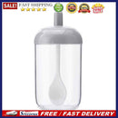 Plastic Spice Salt Pepper Seasoning Bottle Condiment Jar Kitchen Tools w/Spoon