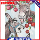 5D Two Donkey Mosaic Diamond Painting Drawing Full Round Drill DIY Art Handcraft