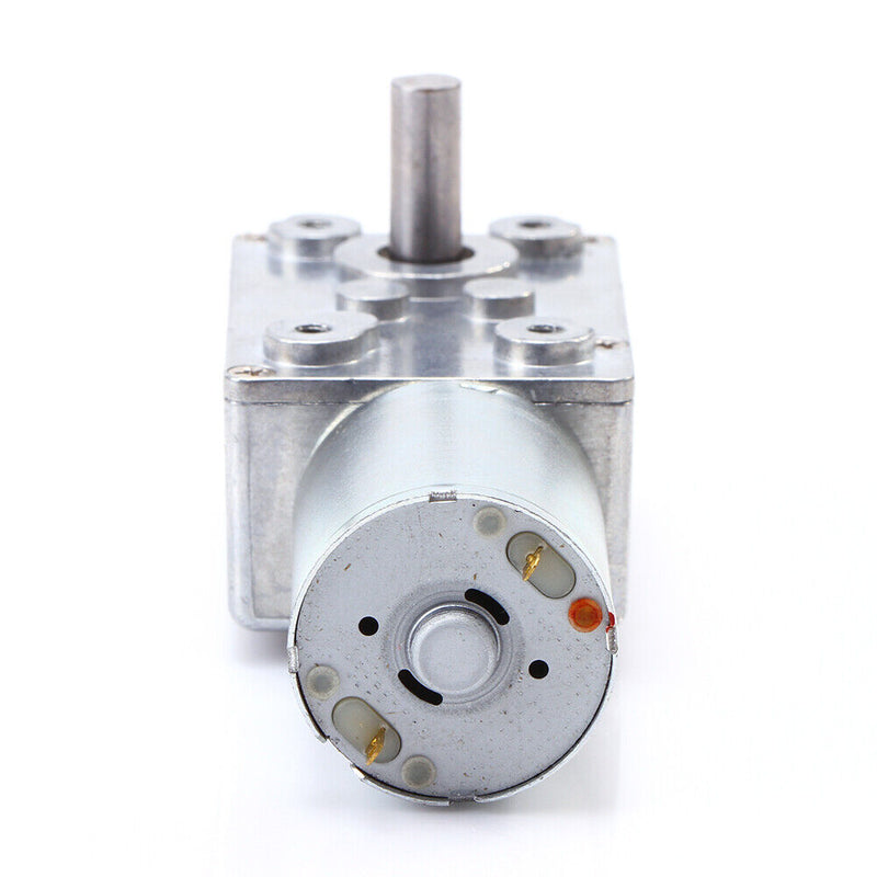 #A 6V Worm Gear Motor High Torque Worm Electric Motor Metal Gear Reverse Self Lo