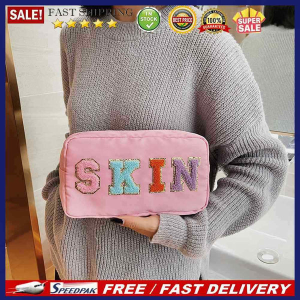 Casual Cosmetic Bag Waterproof Nylon Makeup Case Travel Organizer for Lady Girls