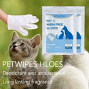 Pet No washing glove Pet Cleaning Gloves For Cats Supplies I4C1 45g Pet Dog K3Z0